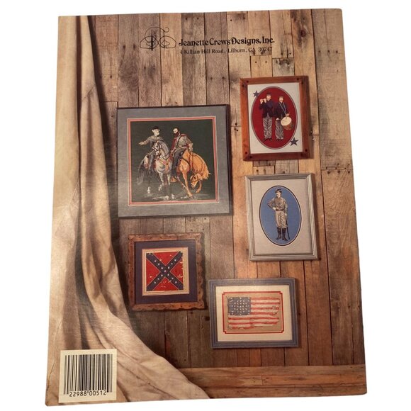 Portrait Of The Civil War Cross-Stitch Pattern Book By Jeanette Crews Designs In - Picture 2 of 2
